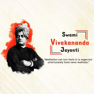 Swami Vivekananda Jayanti graphic