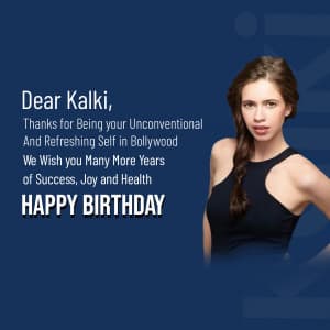 Kalki Koechlin Birthday banner