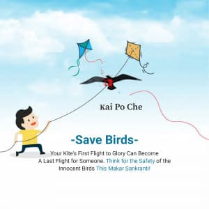 Save Birds event poster