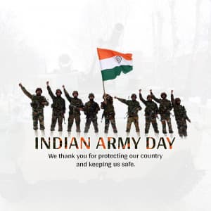 Indian Army Day graphic