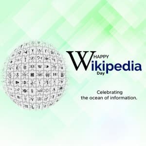 Wikipedia Day ad post