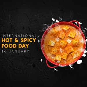 International Hot & Spicy Food Day graphic