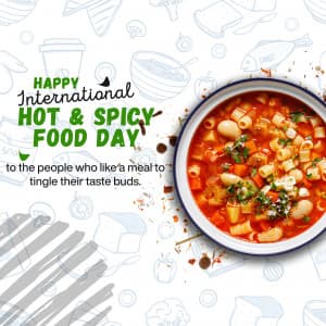 International Hot & Spicy Food Day creative image