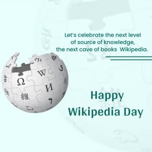 Wikipedia Day Instagram Post