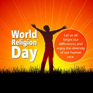 World Religion Day advertisement banner