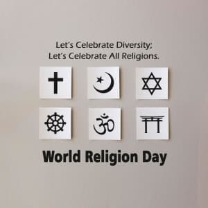 World Religion Day ad post