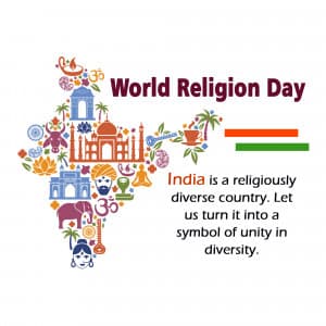 World Religion Day greeting image