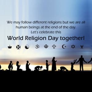 World Religion Day graphic