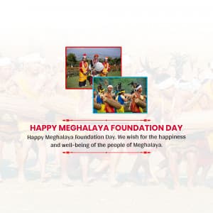 Meghalaya Foundation Day ad post