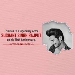 Sushant Singh Rajput Birth Anniversary Instagram Post