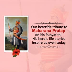 Maharana Pratap Punyatithi Instagram Post