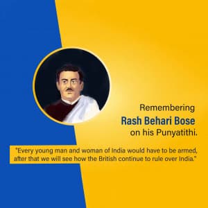 Rash Behari Bose Punyatithi Instagram Post