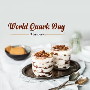 World Quark Day whatsapp status poster