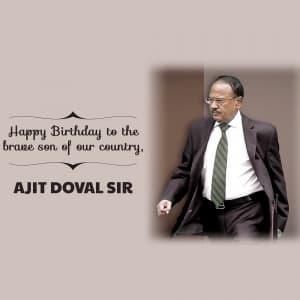 Ajit Doval Birthday festival image