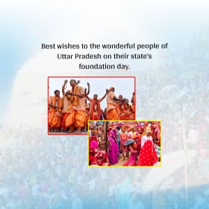 Uttar Pradesh Foundation Day graphic
