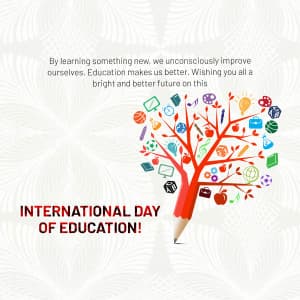 International Day of Education ad post