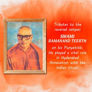 Swami ramanand teerth Punytithi Instagram Post