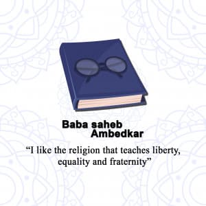 Baba Saheb Ambedkar facebook banner