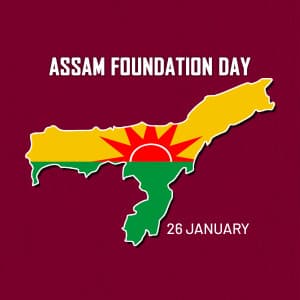 Assam Foundation Day ad post