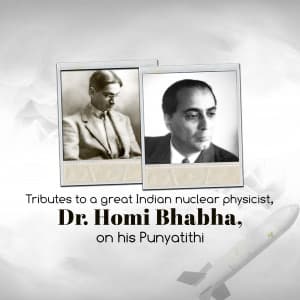 Homi J. Bhabha Punyatithi ad post