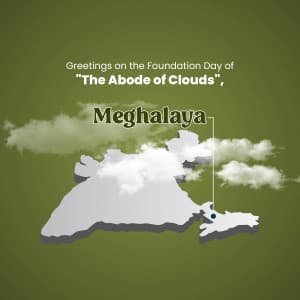 Meghalaya Foundation Day Instagram Post