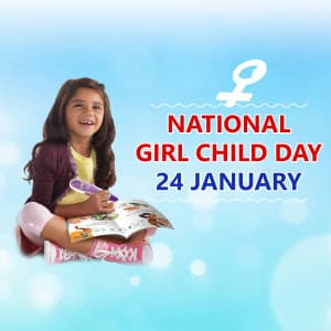 National Girl Child Day festival image