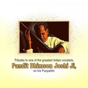 Bhimsen Joshi Punytithi ad post