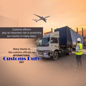 International Customs Duty Day greeting image