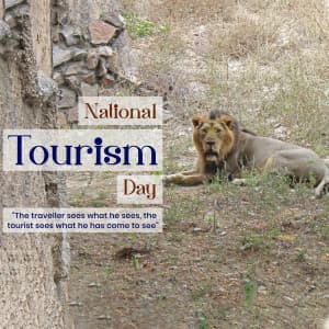 National Tourism Day greeting image