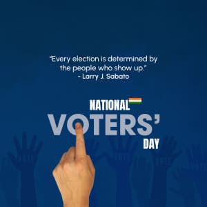 National Voters Day graphic