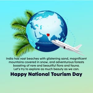 National Tourism Day marketing flyer