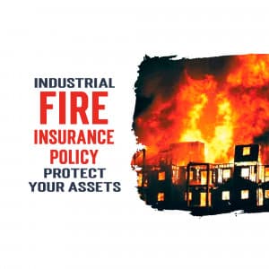 Fire Insurance Policy promotional template
