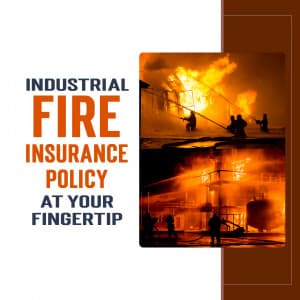 Fire Insurance Policy promotional poster
