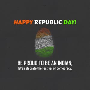Republic Day Facebook Poster