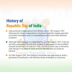 History of Republic day graphic