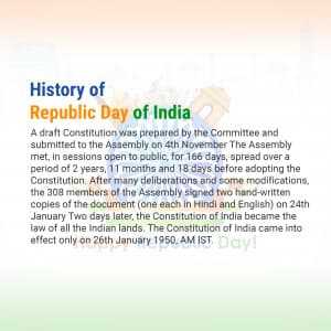 History of Republic day video