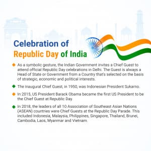 History of Republic day banner