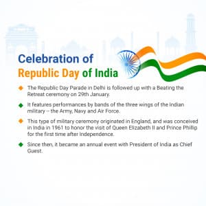 History of Republic day poster