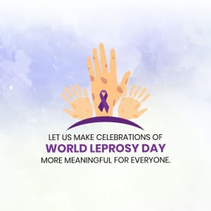 World Leprosy Day ad post