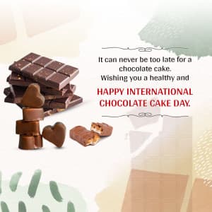 Chocolate Cake Day event advertisement