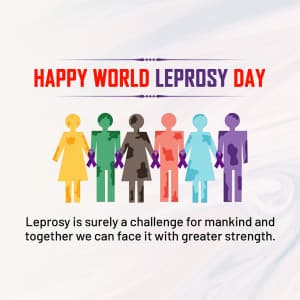 World Leprosy Day Facebook Poster