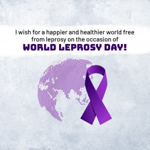 World Leprosy Day poster Maker