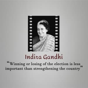 Indira Gandhi facebook banner