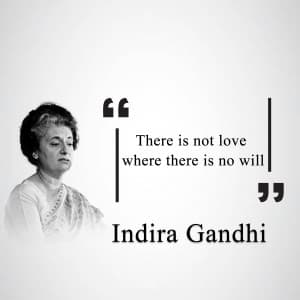 Indira Gandhi poster