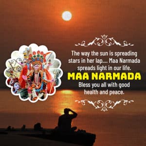 Narmada Jayanti marketing poster