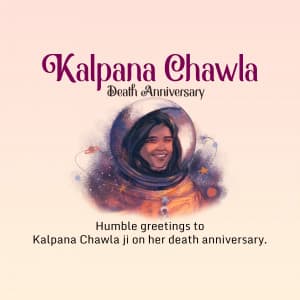 Kalpana Chawla Death Anniversary ad post