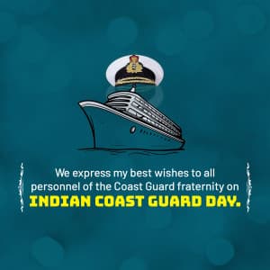 Indian Coast Guard Day festival image