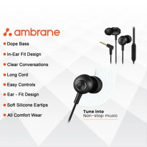 Ambrane promotional poster