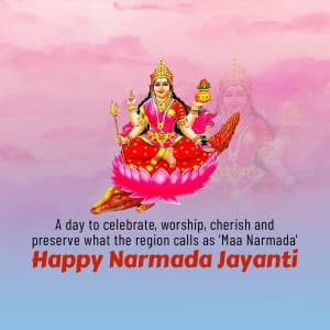 Narmada Jayanti graphic