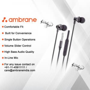 Ambrane promotional images
